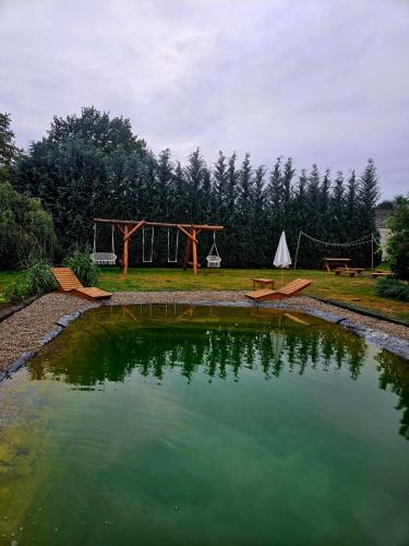 Landskap semula jadi dekat dengan vila ini