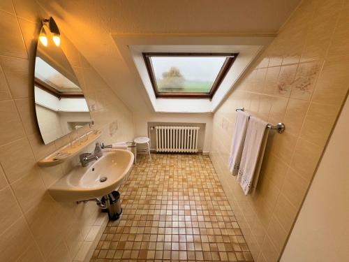 Koupelna v ubytování Hotel Hildesheimer Hof
