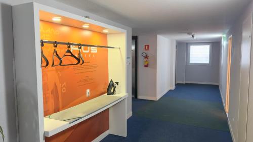 Koupelna v ubytování HUS Hotel MARINGA