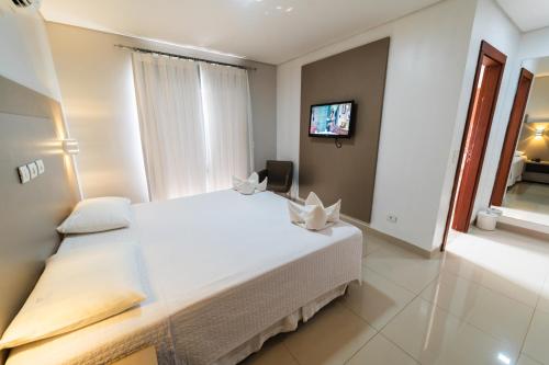 Katil atau katil-katil dalam bilik di Marruá Hotel