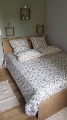Postel nebo postele na pokoji v ubytování Gîte du Ka'lao