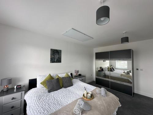 Ένα ή περισσότερα κρεβάτια σε δωμάτιο στο Chapel Terrace - 2 Bedrooms - Sleeps 4