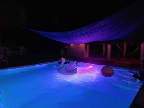 Πισίνα στο ή κοντά στο Monterrico Casa en la Playa Monterrico