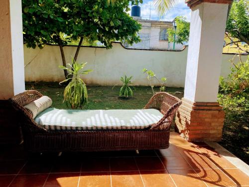 Ein Garten an der Unterkunft Casa Jarretaderas IV