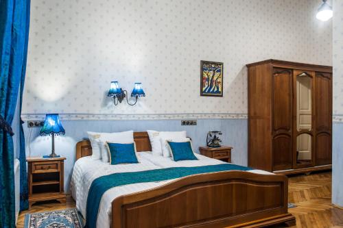 Katil atau katil-katil dalam bilik di Cotton House Hotel Budapest