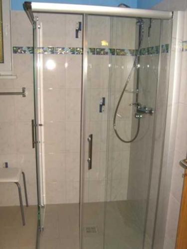 Bilik mandi di Ferienhaus Jägerswalde