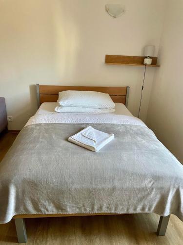 Ένα ή περισσότερα κρεβάτια σε δωμάτιο στο Bed & breakfast Hugo