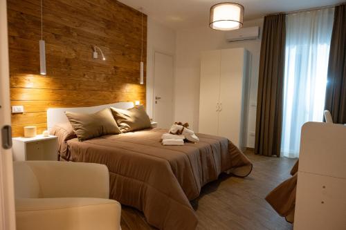 Postel nebo postele na pokoji v ubytování Chloè B&B