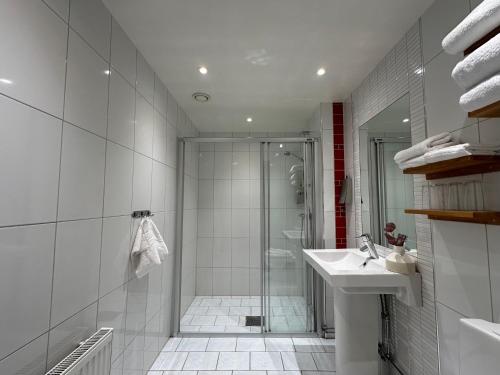 Koupelna v ubytování Spar Hotel Majorna