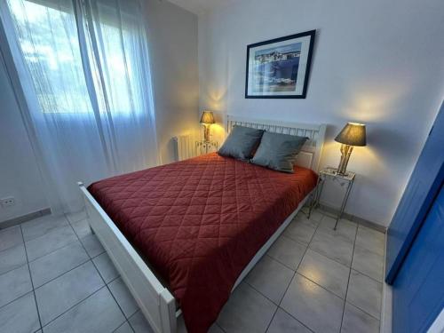 En eller flere senge i et værelse på Eagle - appartement 6