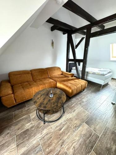 Χώρος καθιστικού στο Schicke Wohnung Nähe Hannover TOP Anbindung WiFi