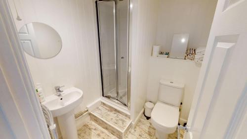 Et badeværelse på St Ives Upper Loft