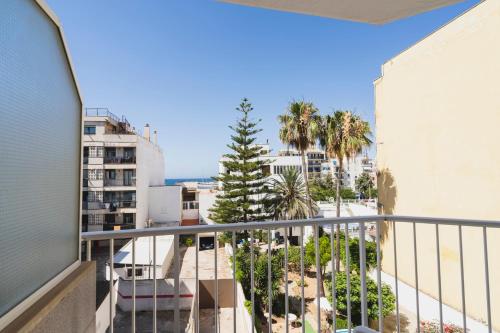 a view from the balcony of a apartment at Hotel Amic Can Pastilla in Can Pastilla