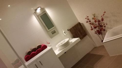 A bathroom at CSB Apartment