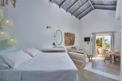 Althea Boutique Hotel - Adults Onlyにあるベッド