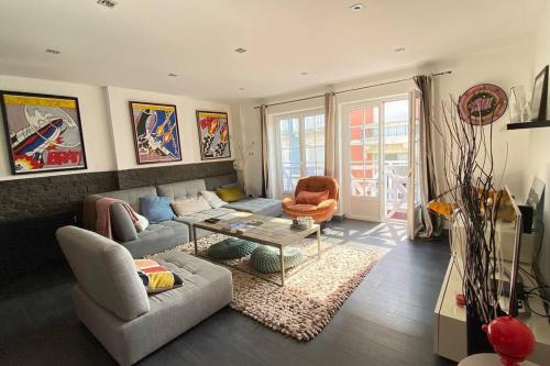 Appart T3 terrasse centre ville et plage