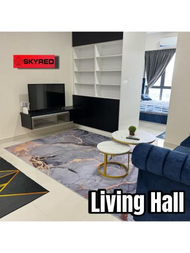 TV in/ali zabaviščno središče v nastanitvi Netflix SkyRed B1036 Core Soho near KLIA