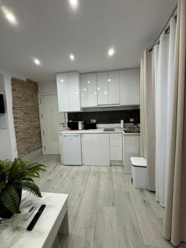 Η κουζίνα ή μικρή κουζίνα στο Lovely San Diego center Apartament BI Parking opcional