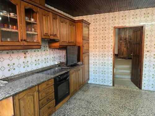 Dapur atau dapur kecil di Casa de Emilio