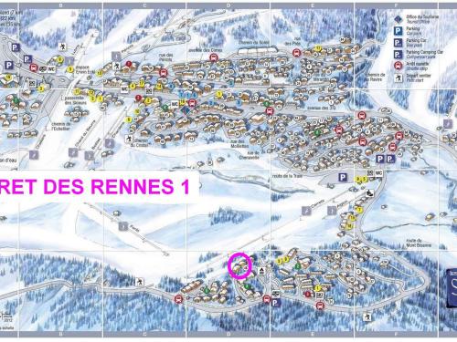 Photo de la galerie de l'établissement Charmant appart 3 pièces, bien équipé, 4-5 pers, parking, Les Saisies - FR-1-293-208, à Villard-sur-Doron