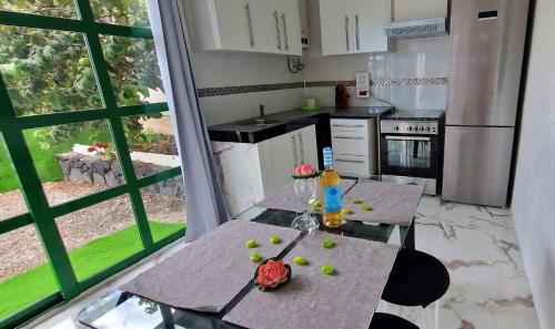 Η κουζίνα ή μικρή κουζίνα στο Casa Cristal