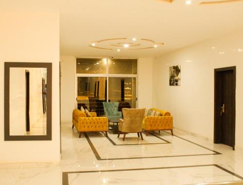 Posezení v ubytování Urban Hotel Suites