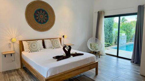 Postel nebo postele na pokoji v ubytování Villa de Luxe Mon Voyage 500m de la plage