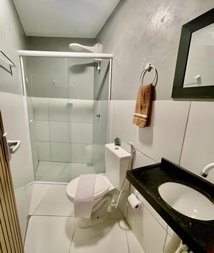Koupelna v ubytování Pousada Villa Preguiças - Chalés e Recepções