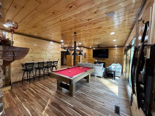 Luxe Cabin with Game Room, Hot Tub & Firepit photo 29