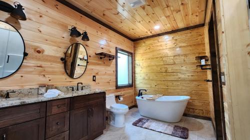 Luxe Cabin with Game Room, Hot Tub & Firepit photo 9