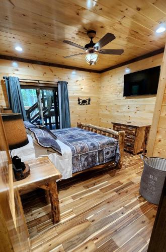 Luxe Cabin with Game Room, Hot Tub & Firepit photo 32