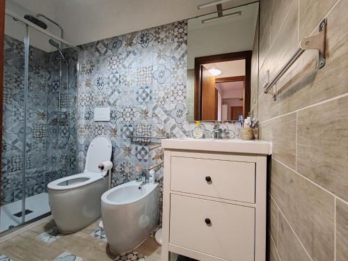 Koupelna v ubytování Casa Dami