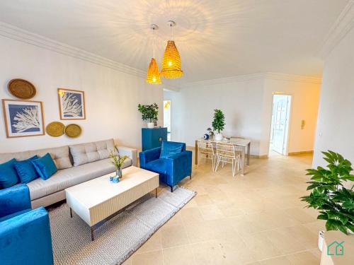 Ruang duduk di Coste Sidi Bou Said A4: Cozyand central