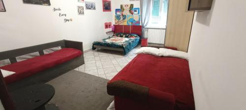 Χώρος καθιστικού στο Casa vacanze completa di tutto e anche di più