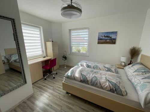 Postel nebo postele na pokoji v ubytování Family apartment B&B