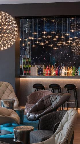 Гостиная зона в Motel One Berlin-Tiergarten