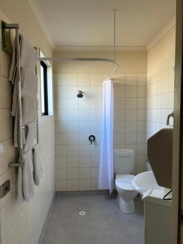 Koupelna v ubytování Ballina Motel
