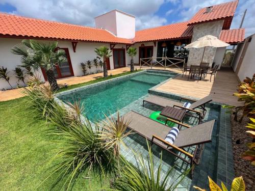 Hồ bơi trong/gần Casa Aconchego Lençóis