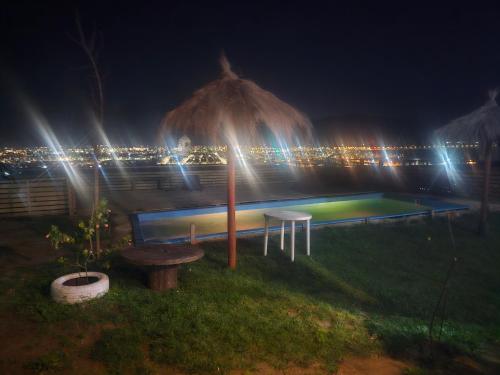 Πισίνα στο ή κοντά στο Cabaña 01, con piscina