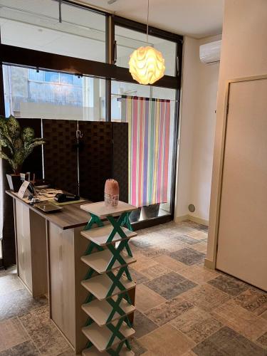 Η κουζίνα ή μικρή κουζίνα στο Guest house KUN