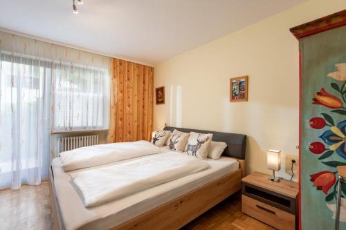 Postel nebo postele na pokoji v ubytování Luxus Panoramagarten,Klimaanlage mit einem Traum Blick