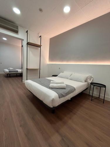 a bedroom with a large bed in a room at H21 Rooms in Madrid