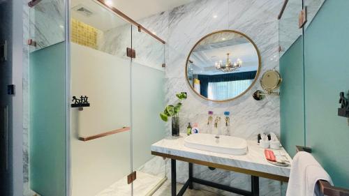 Koupelna v ubytování Qingdao Badaguan Jingli Villa Hotel