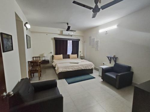 Katil atau katil-katil dalam bilik di Solace Homes