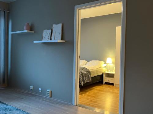 Katil atau katil-katil dalam bilik di Arctic Aurora Suite in Center of Alta