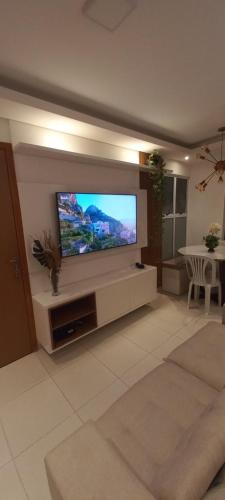 Et tv og/eller underholdning på Apartamento em Campina Grande