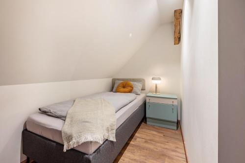 Ένα ή περισσότερα κρεβάτια σε δωμάτιο στο Schwalbenloft