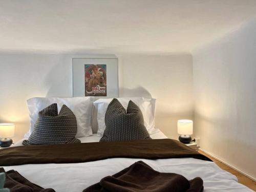 Posteľ alebo postele v izbe v ubytovaní Wenceslas - Prague Apartment