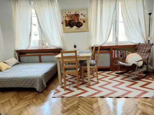 En eller flere senge i et værelse på Domin domin