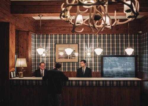 Hóspedes ficando em Hotel Catedral Ski & Wellness